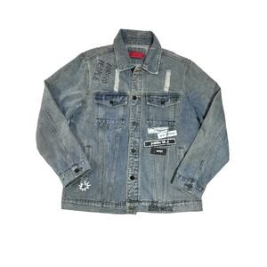 Project Red Men’s Denim Jacket Blue Large